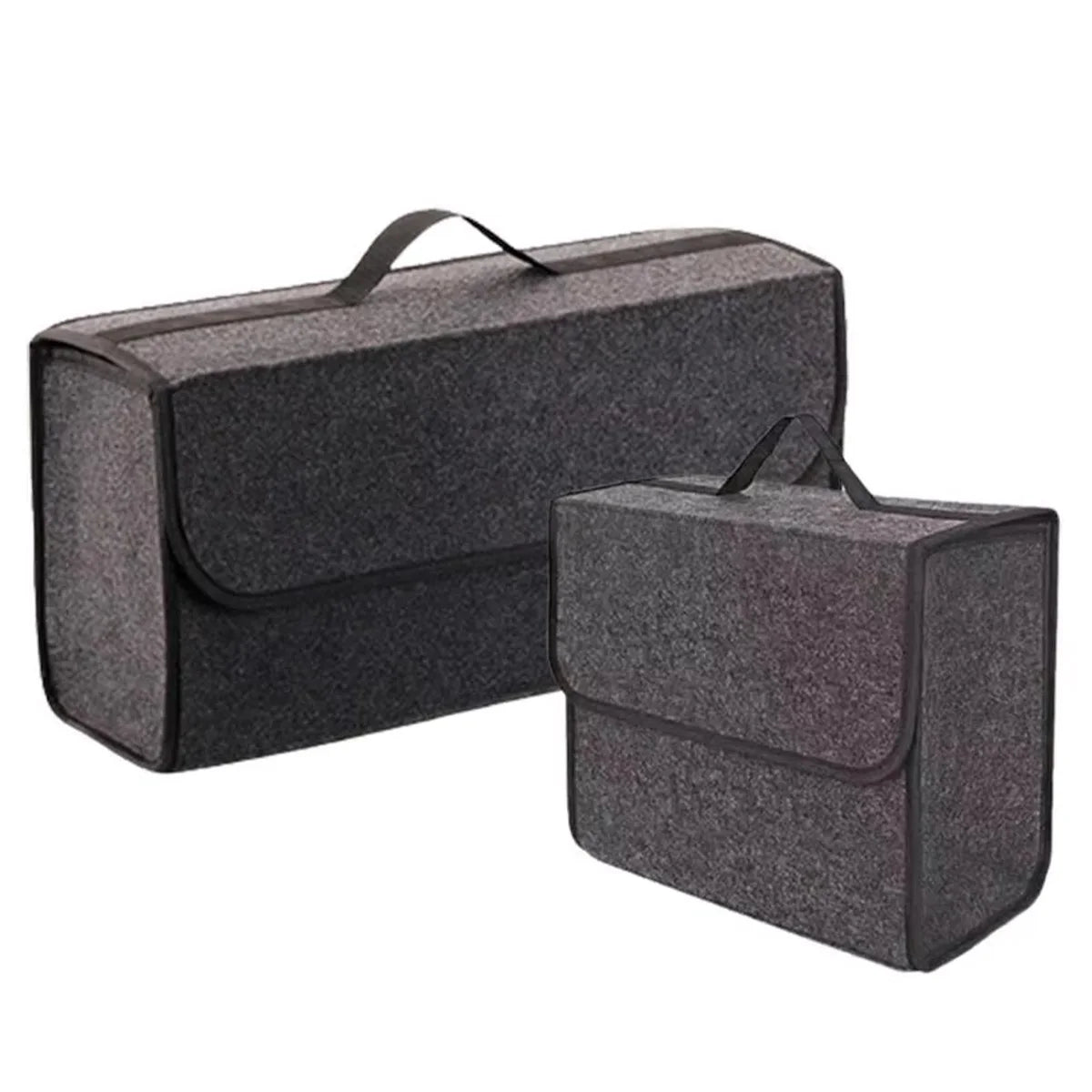 Car Trunk Felt Storage Box – Foldable Vehicle Organizer Bag