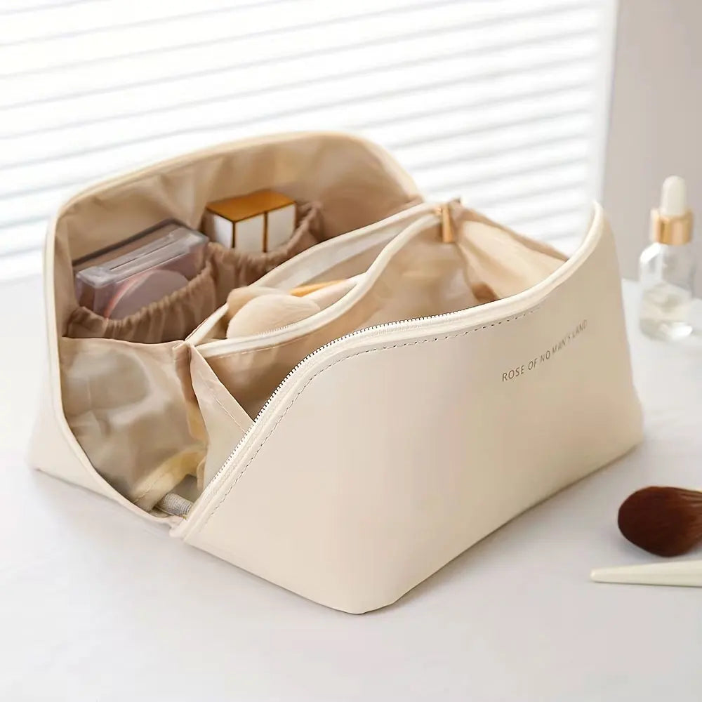 Portable Makeup Organizer Bag with Handle
