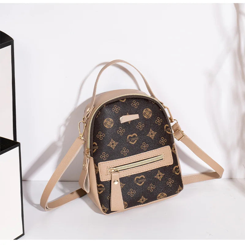 Women's Floral Pattern Mini Fashion Backpack