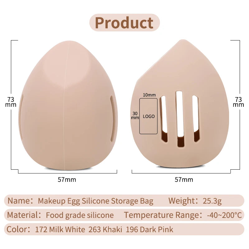 Large Travel Makeup Brush & Sponge Holder Case