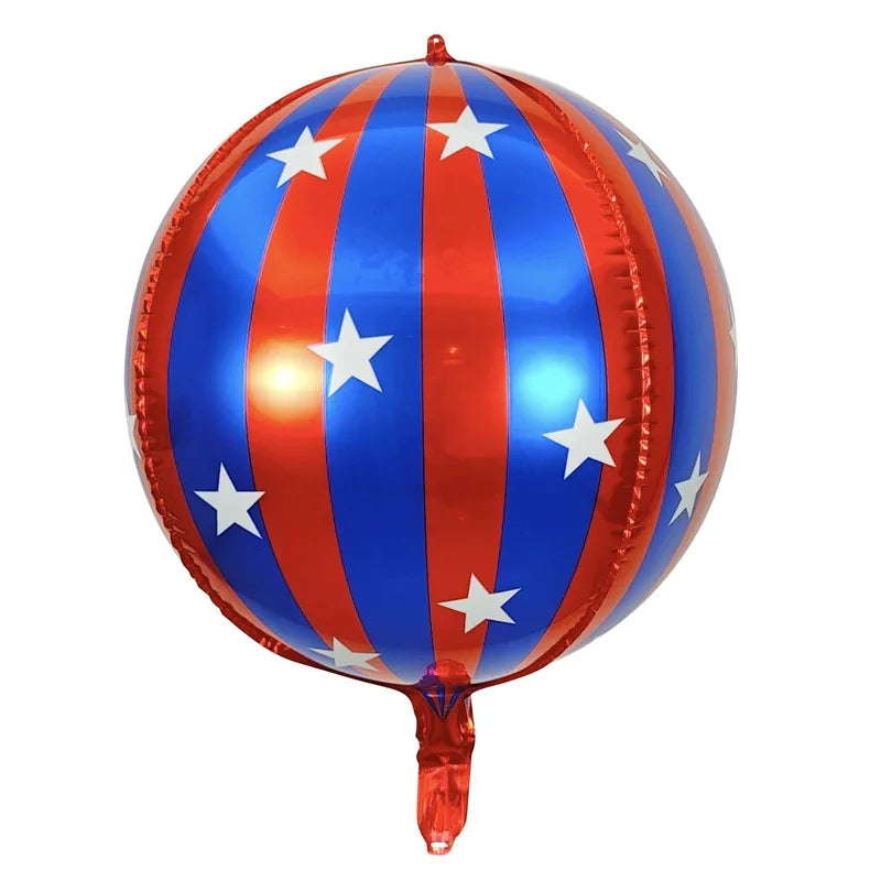 Christmas Round & Star Foil Balloons – Holiday Party Decorations