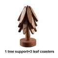 Wooden Christmas Tree Trivet – Heat Resistant Table Mat & Holiday Decor