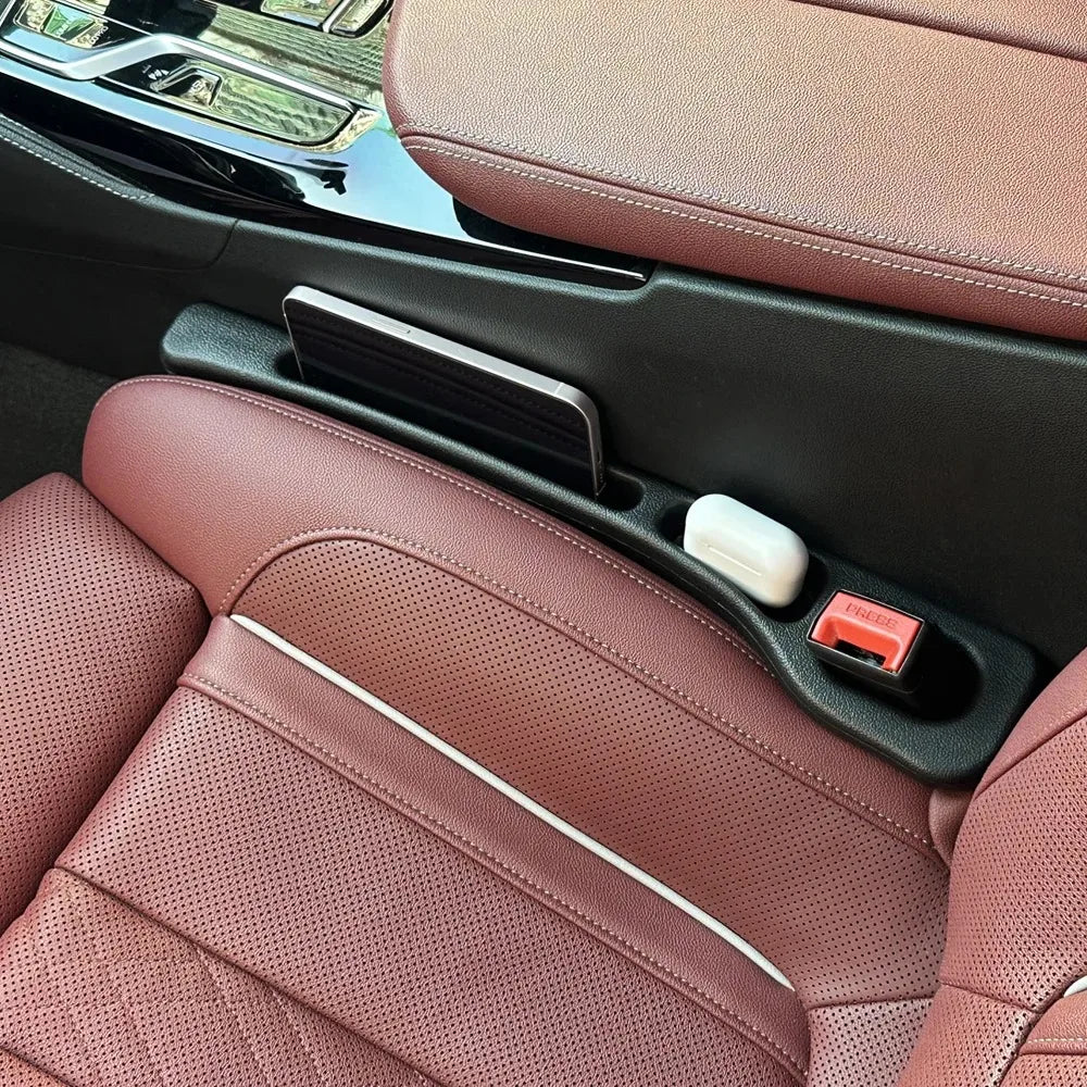 2PCS Car Seat Gap Filler Organizer with Storage Slot