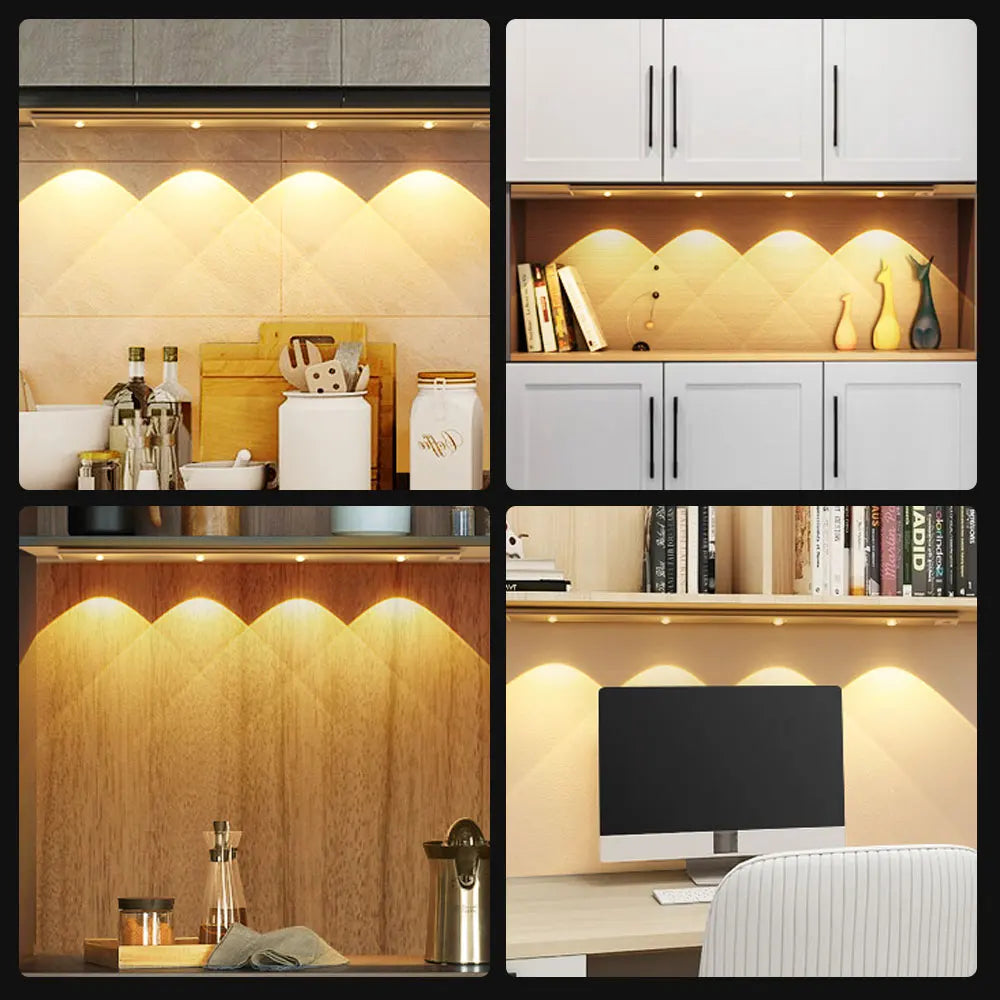 Rechargeable Motion Sensor LED Bar Light – Wireless Under Cabinet Lamp