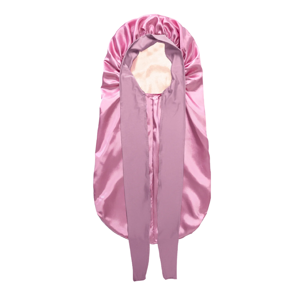 Women's Extra Long Satin Hair Bonnet – Elastic Sleep Cap