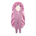 Women's Extra Long Satin Hair Bonnet – Elastic Sleep Cap