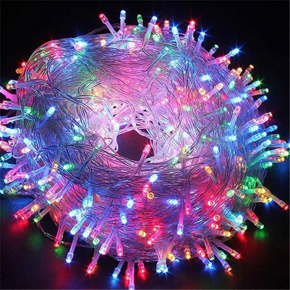 LED Christmas String Lights – 5M to 100M Fairy Lights for Holiday Decor
