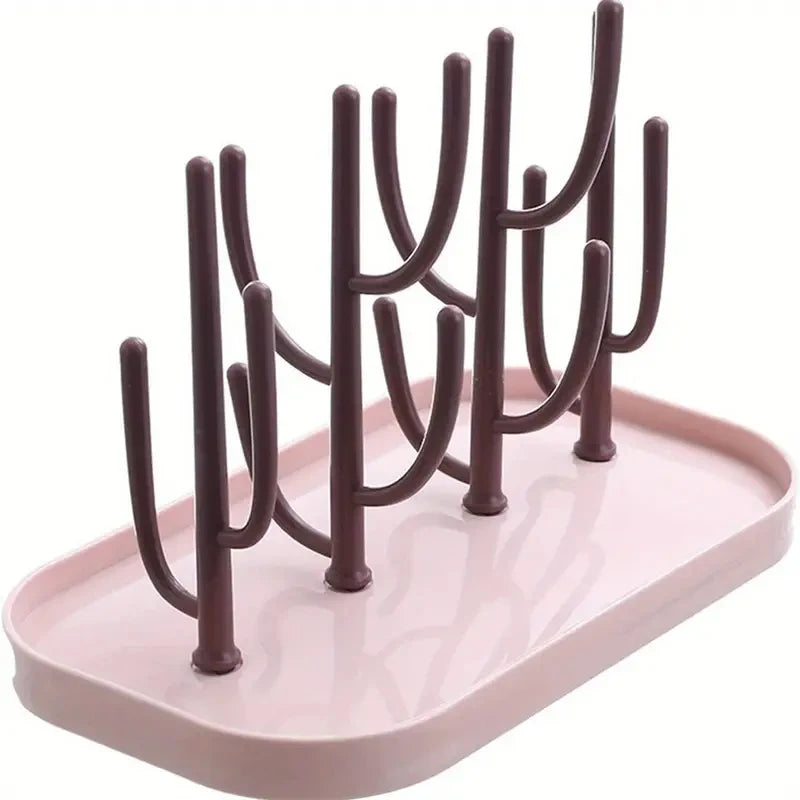 Tree-Shaped Bottle & Cup Drying Rack