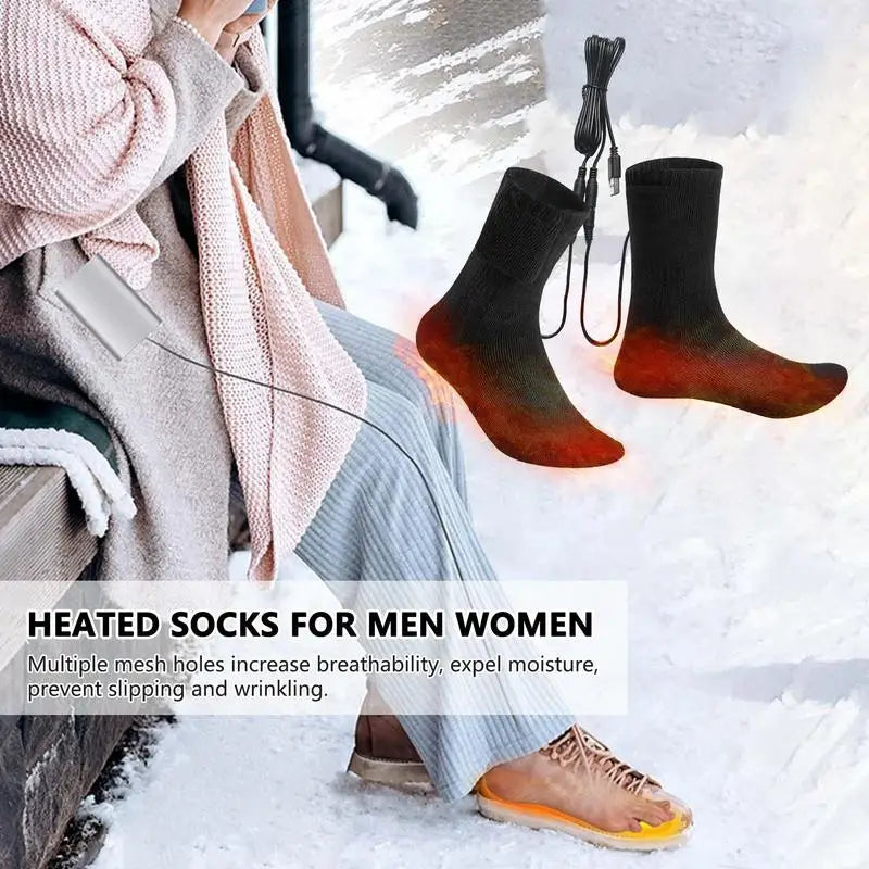Winter Heating Socks Quick Heating Foot Warmer