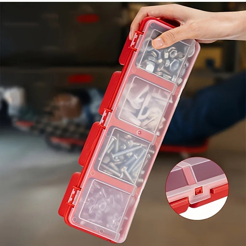 Multi-Compartment Organizer Box – Small Parts & Screw Storage Case