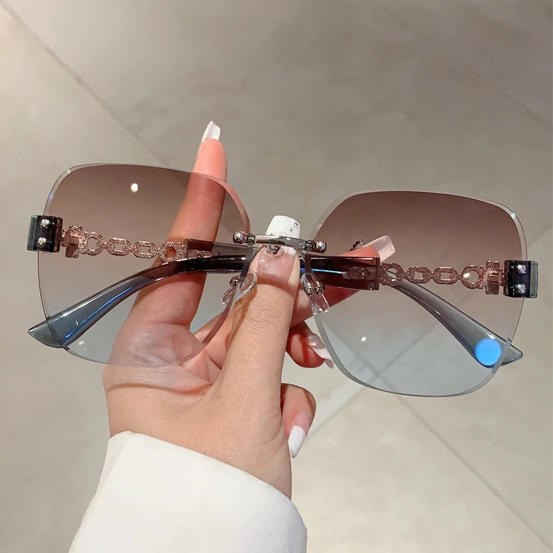 Women's Oversized Gradient Sunglasses