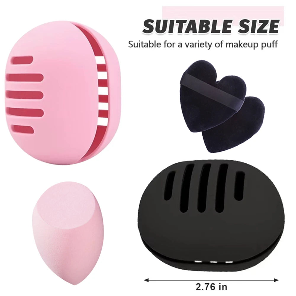 Silicone Makeup Sponge Holder & Travel Case