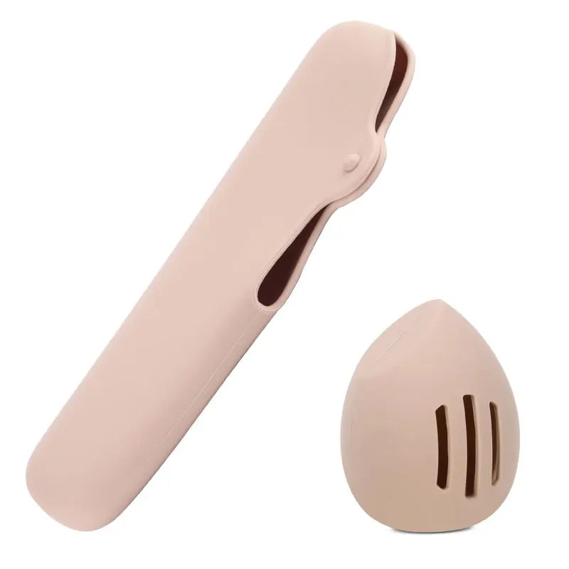 Large Travel Makeup Brush & Sponge Holder Case