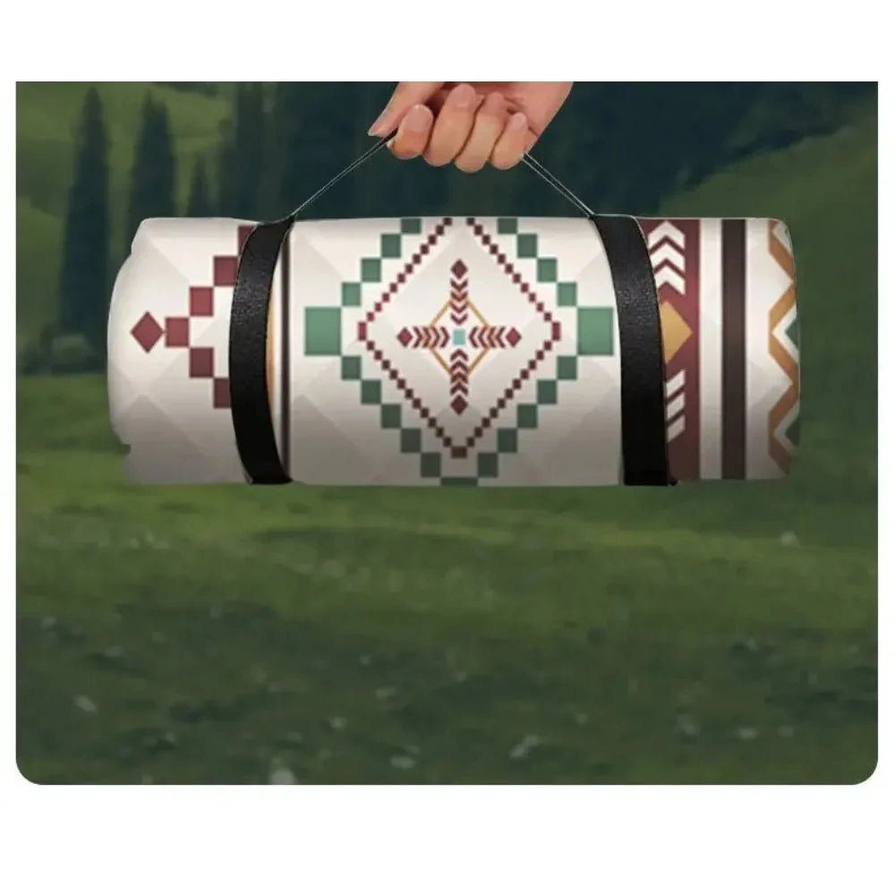 200 × 200cm Waterproof Picnic Blanket – Large Foldable Outdoor Mat