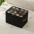 Foldable Shoe Storage Box – Dustproof Closet Organizer