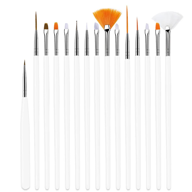 5–20PCS Nail Art Brush Set for Detailed Nail Designs