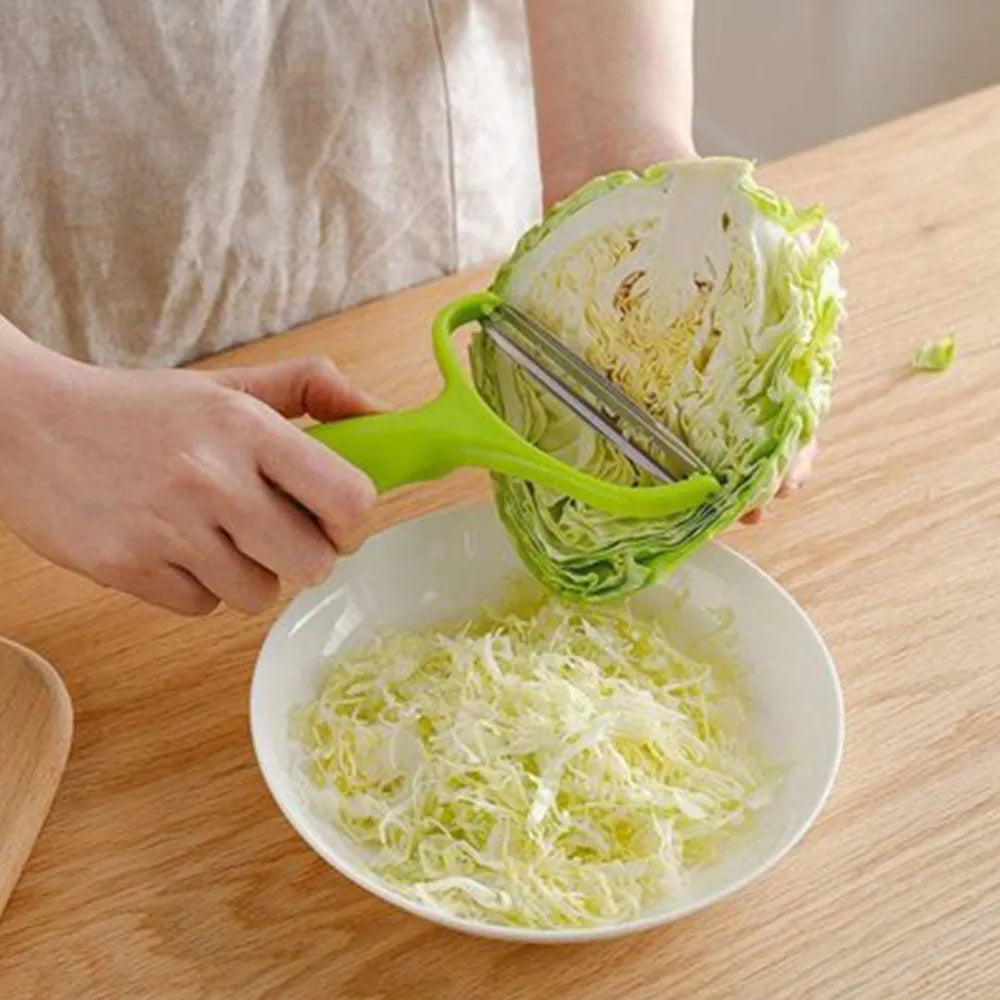 Handheld Cabbage & Vegetable Slicer – Stainless Steel Kitchen Grater