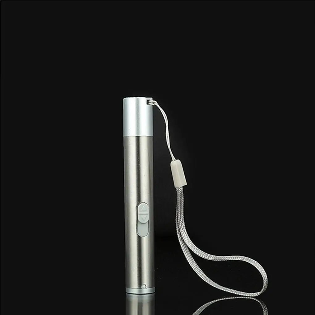 USB Rechargeable 3-in-1 Pointer Light – Portable Flashlight & UV Light