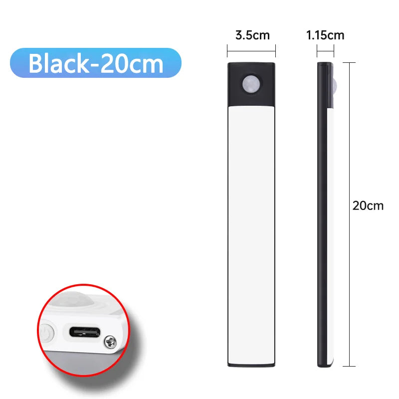 Motion Sensor LED Light – USB Rechargeable Under Cabinet Light