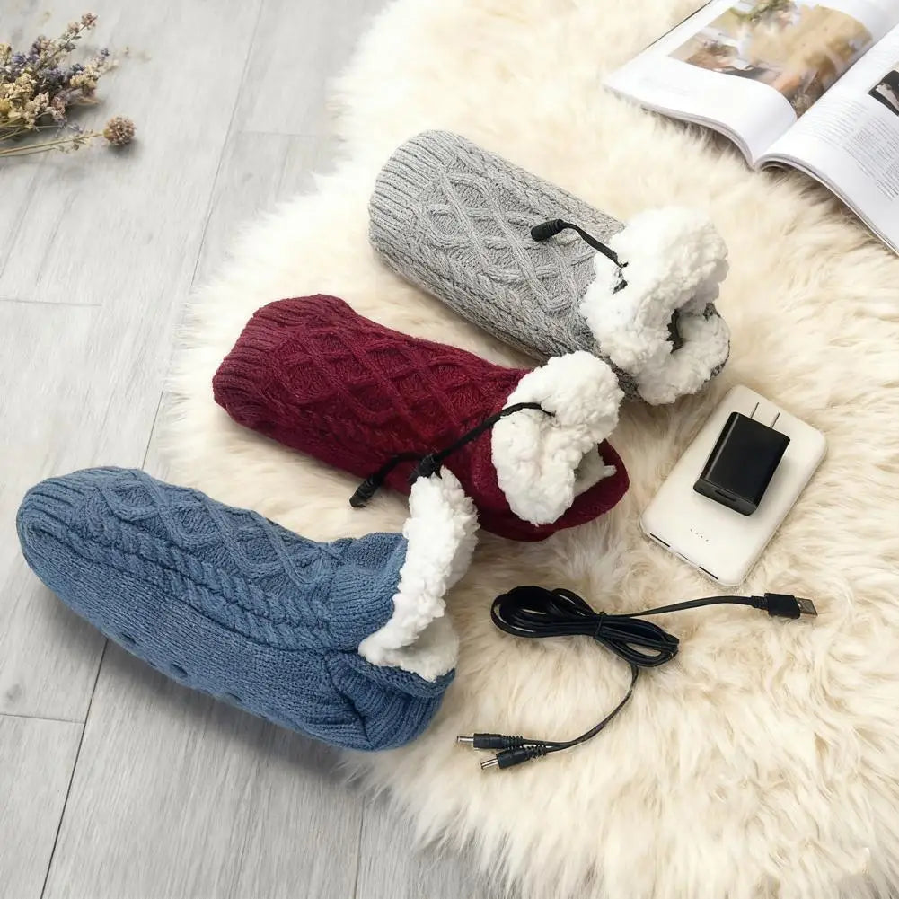 USB Heated Socks – Electric Warm Winter Thermal Socks