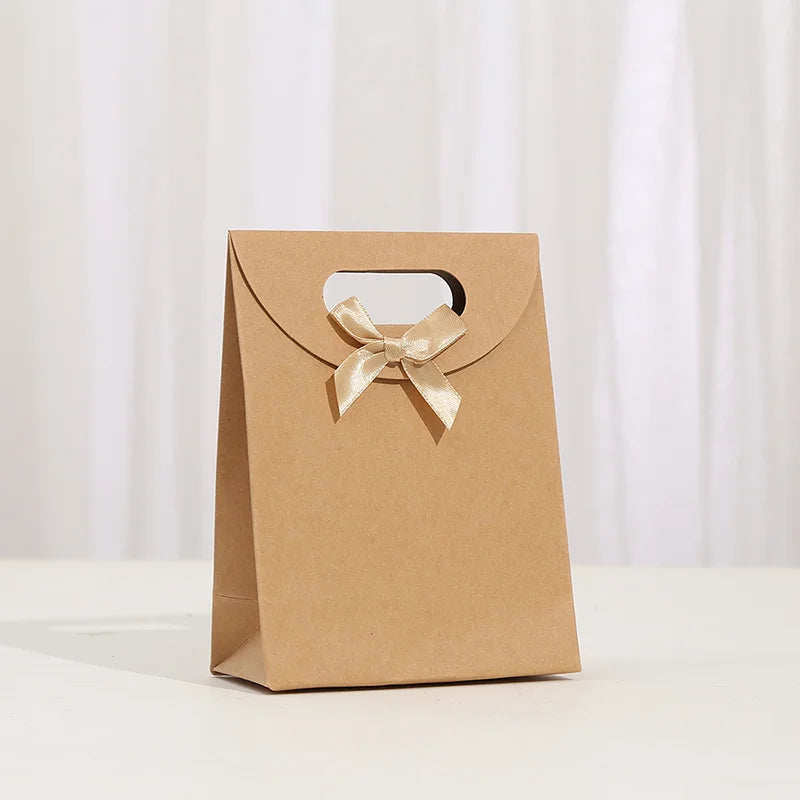 50-Pack Paper Gift Bags with Handles for Parties & Holidays