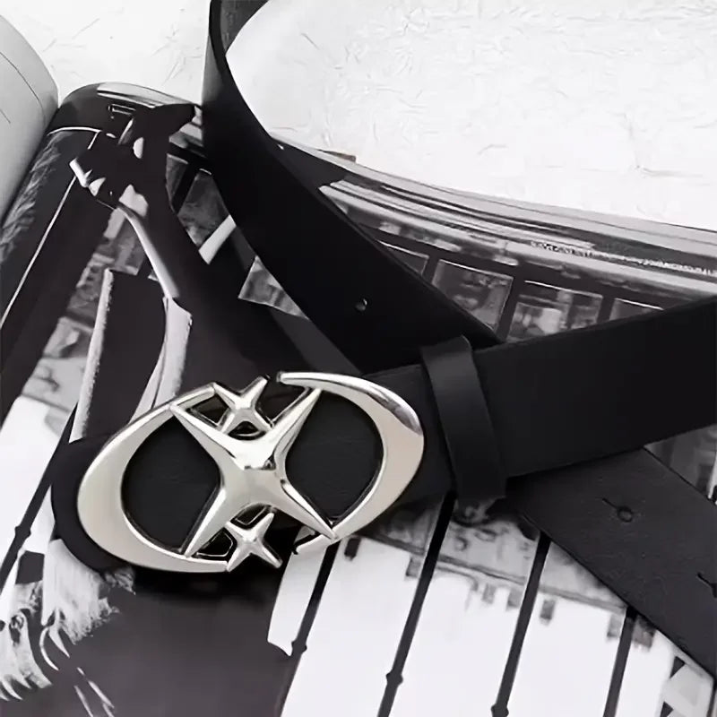 Women's Oval Metal Buckle Fashion Belt