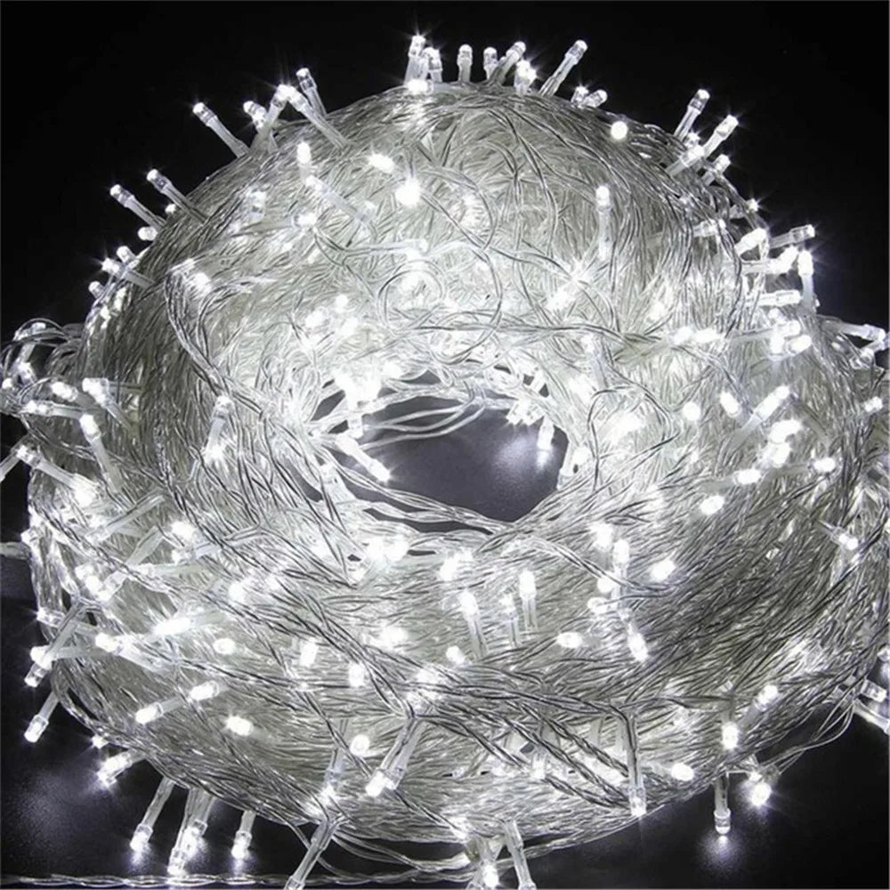 LED Christmas String Lights – 5M to 100M Fairy Lights for Holiday Decor
