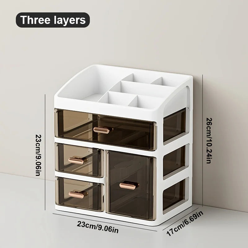 Large Capacity Makeup & Skincare Organizer with Drawers