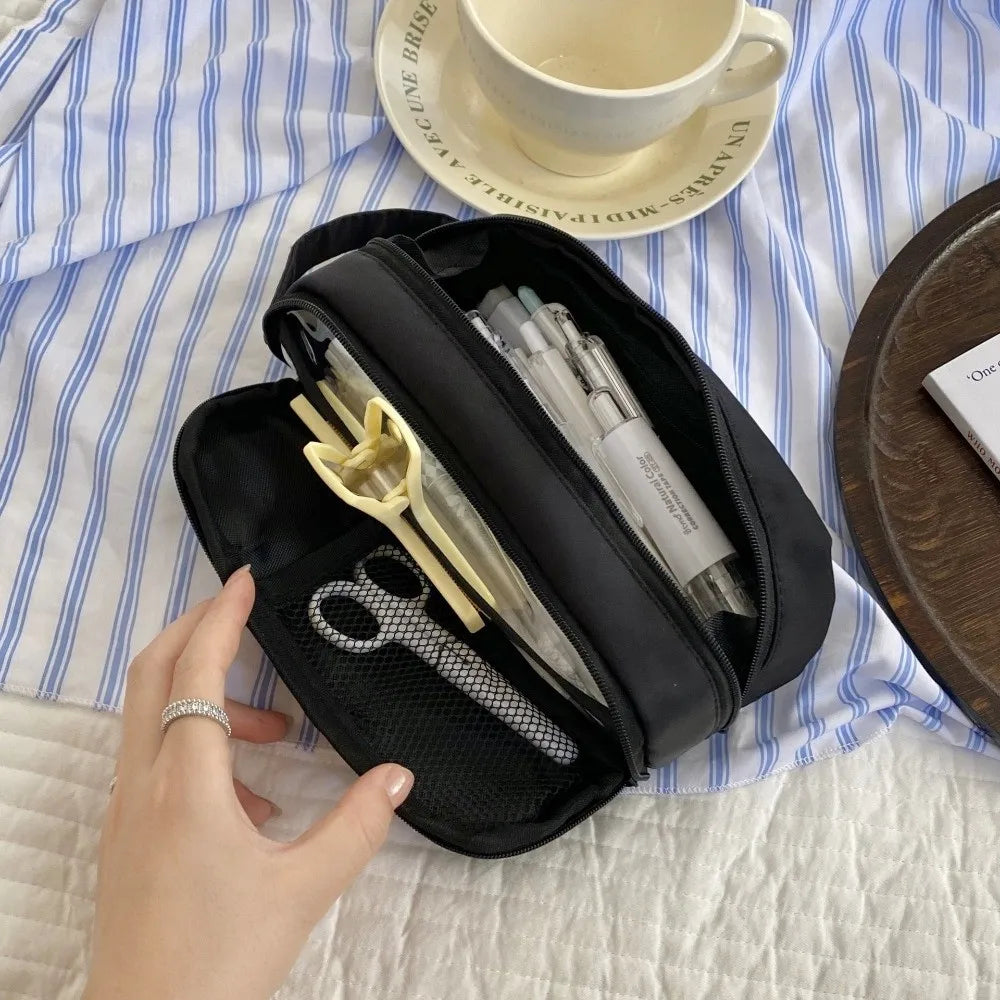 Large Capacity Stationery Storage Bag – Multi-Layer Pencil Case