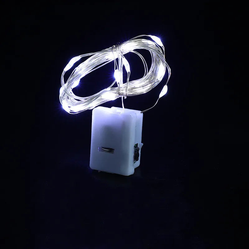 Battery Powered LED Fairy String Lights – Christmas & Holiday Decor