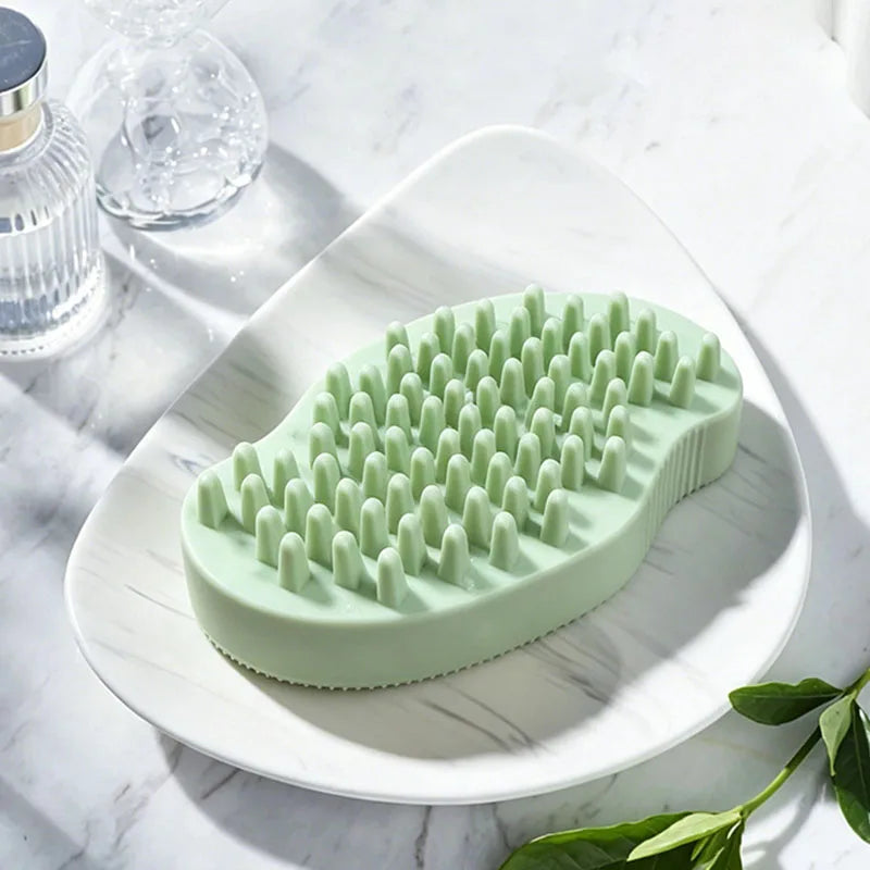 Double Sided Pet Bath Brush – Dog & Cat Grooming Massage Brush
