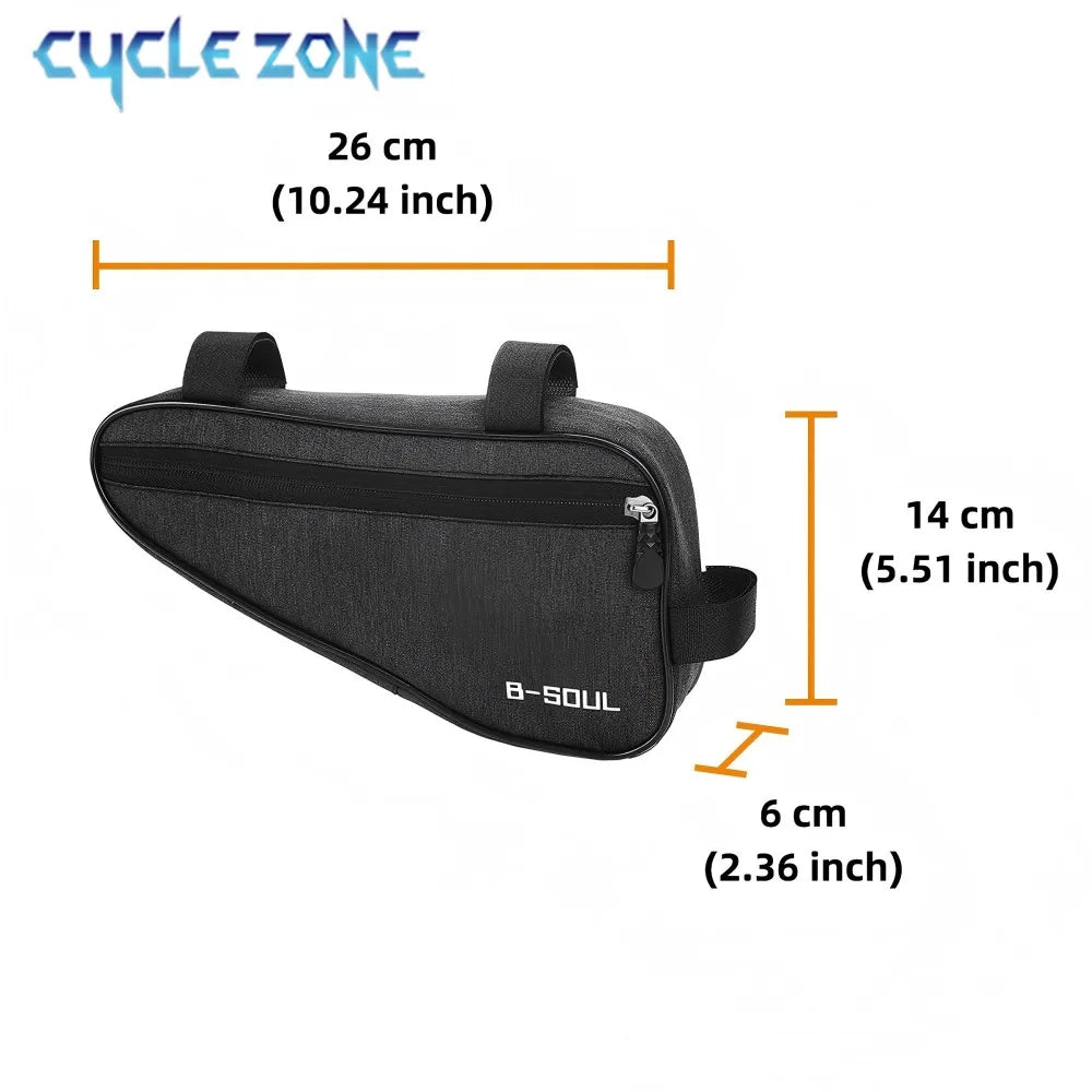 Bicycle Triangle Frame Bag – Compact Cycling Storage Pouch