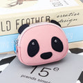 Women's Round Mini Coin Purse with Double Zipper