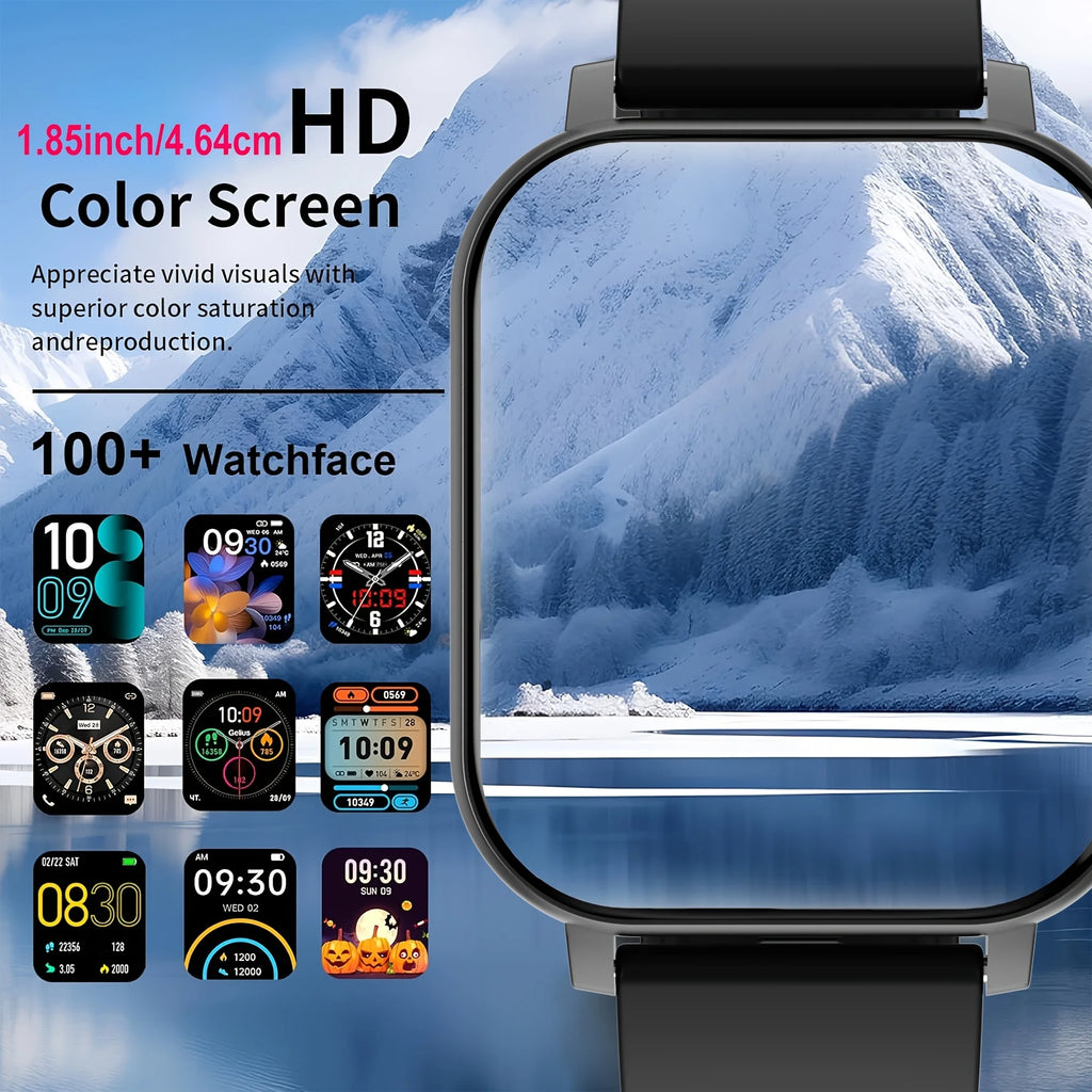 1.83" Full-Screen Touch Smart Watch – Fitness & Activity Tracker