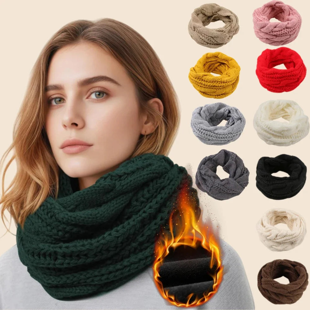 Women's Warm Winter Neck Scarf – Windproof Cozy Neck Warmer