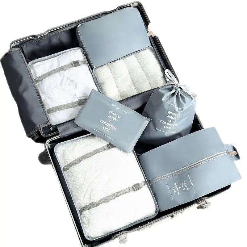 Travel Packing Cubes – Lightweight Luggage Organizer Bags with Zipper