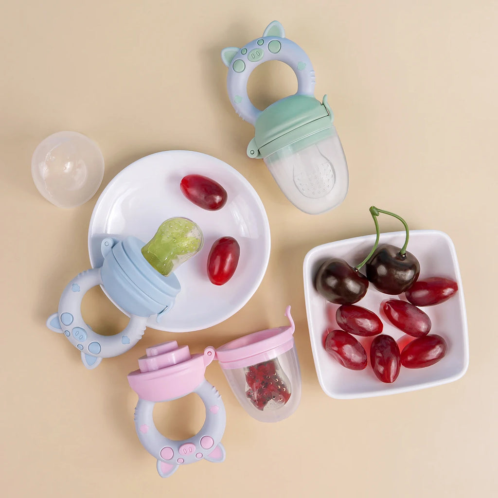 Silicone Baby Fruit & Vegetable Feeder – Soft Food Feeding Pacifier