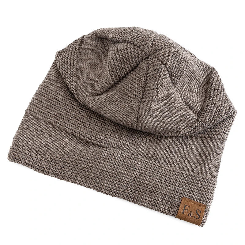 Unisex Fleece-Lined Winter Beanie Hat