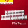 LED Backlight Strip for TV – 3-Piece Replacement Set
