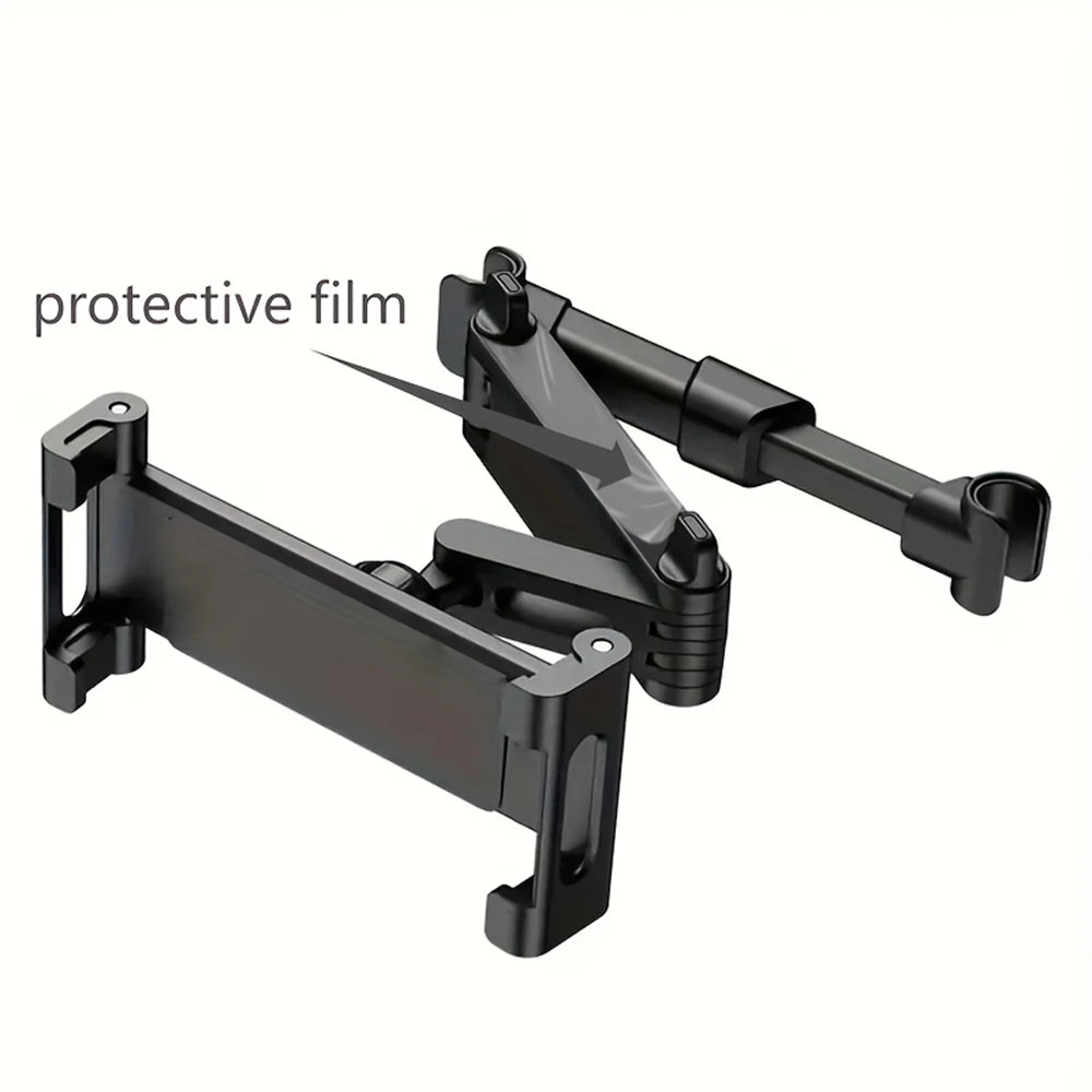 Car Headrest Tablet Holder – Adjustable Back Seat Mount