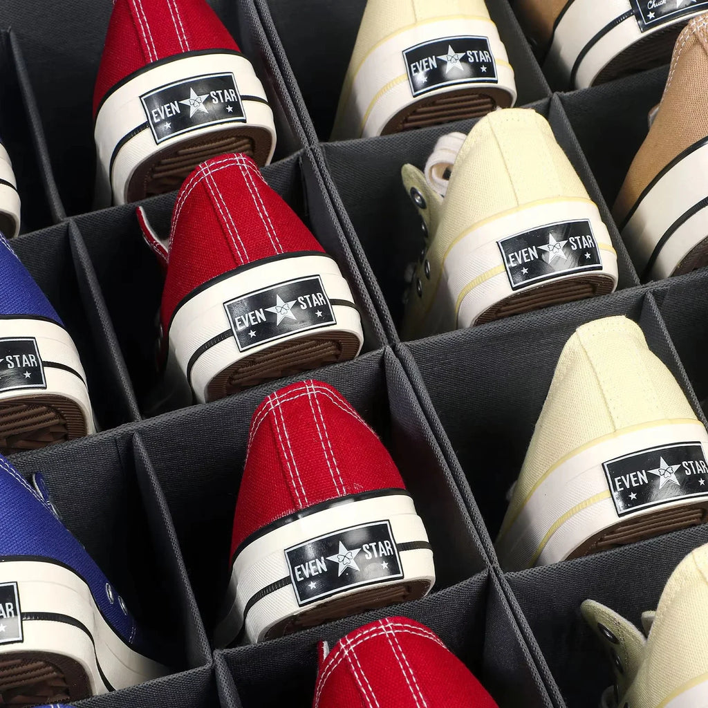 Foldable Shoe Storage Box – Dustproof Closet Organizer