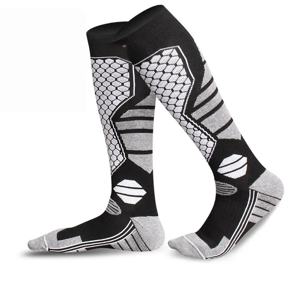 Winter Thermal Ski Socks – Warm Anti-Slip Compression Socks