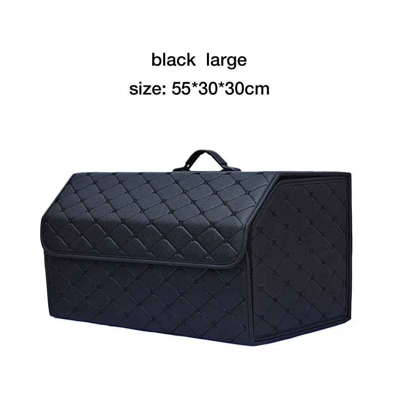 Large Capacity Car Trunk Organizer – Foldable Storage Box