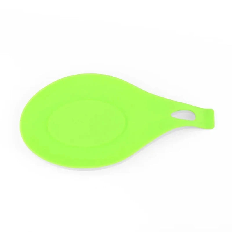 Heat Resistant Silicone Spoon Rest Mat – Kitchen Utensil Holder
