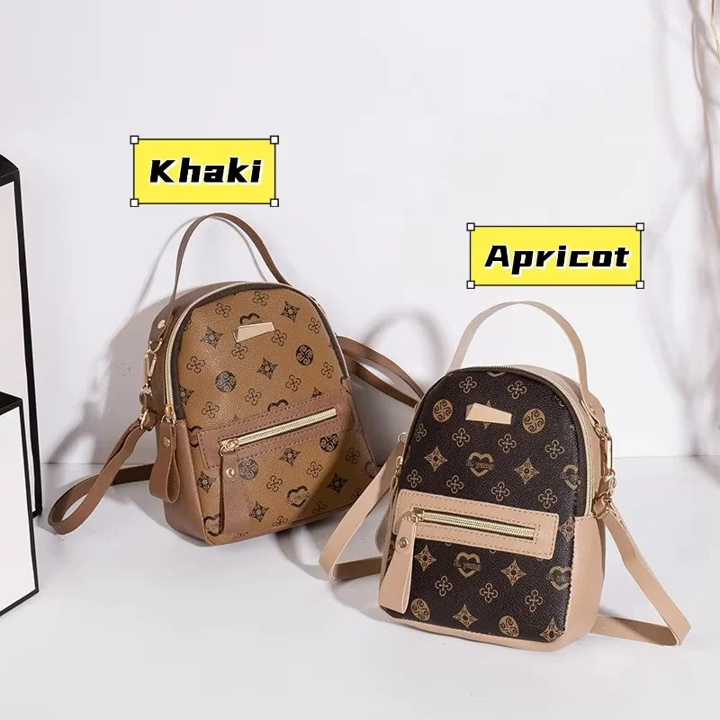 Women's Floral Pattern Mini Fashion Backpack