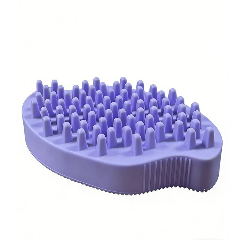 Double Sided Pet Bath Brush – Dog & Cat Grooming Massage Brush