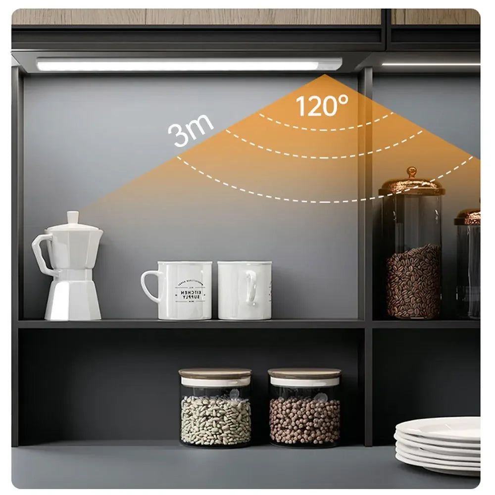 Motion Sensor LED Light – USB Rechargeable Under Cabinet Light