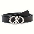 Women's Oval Metal Buckle Fashion Belt