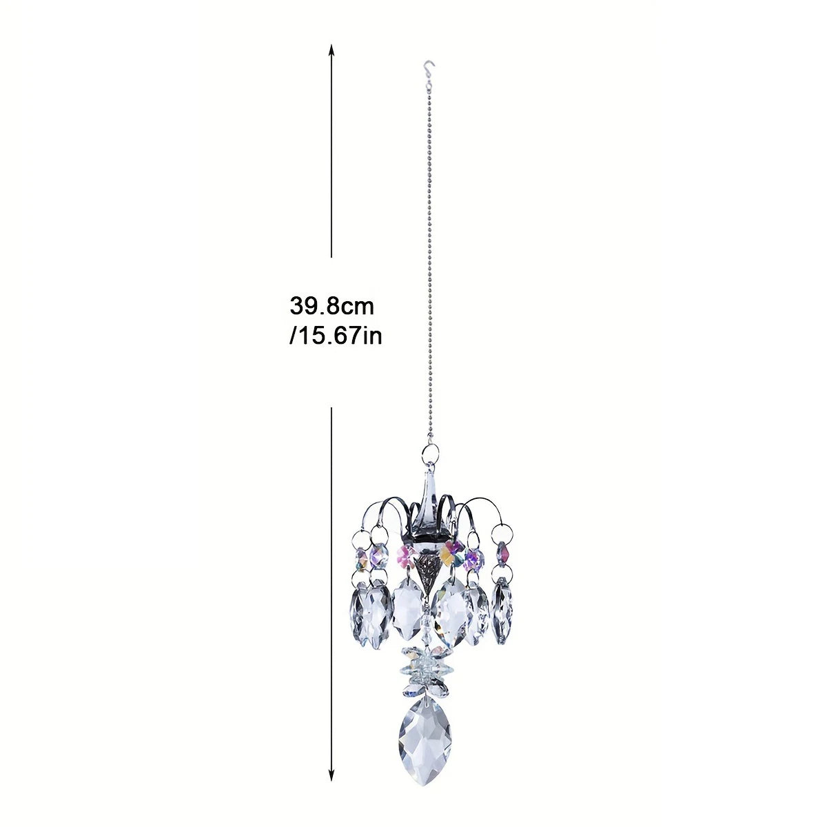 Crystal Sun Catcher – Hanging Rainbow Prism Window Decorationv