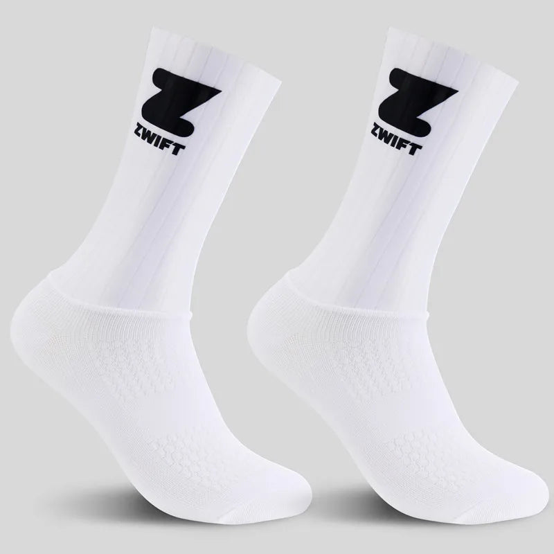 Anti-Slip Cycling Socks – Breathable Seamless Sports Crew Socks